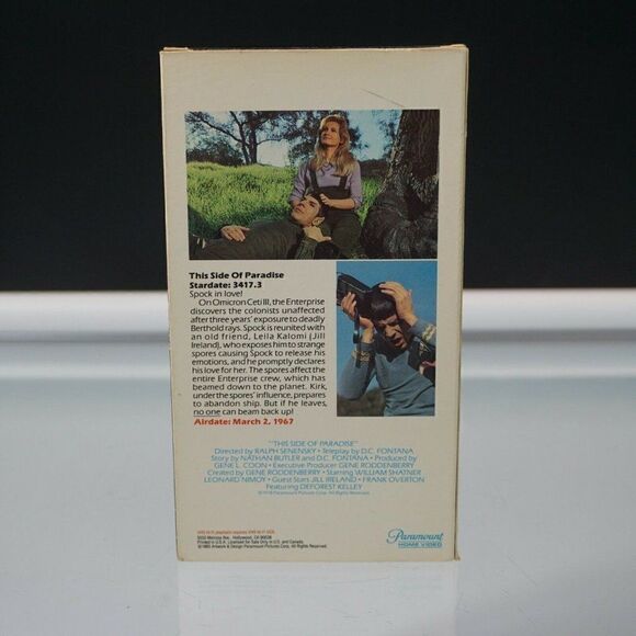1966 Star Trek Original TV Series VHS Episode 25 This Side of Paradise - Picture 3 of 7